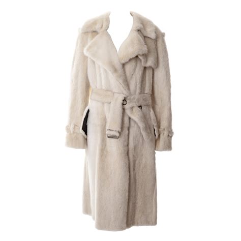 gucci mink white coat|men's gucci overcoat.